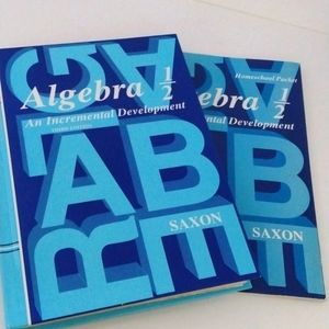 Algebra 1/2 by John Saxon, Jr. Homeschool packet